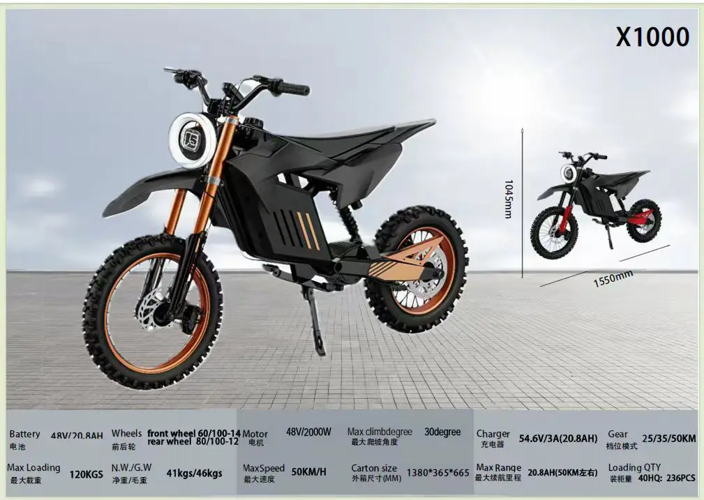 X1000 Electric Dirt Bike